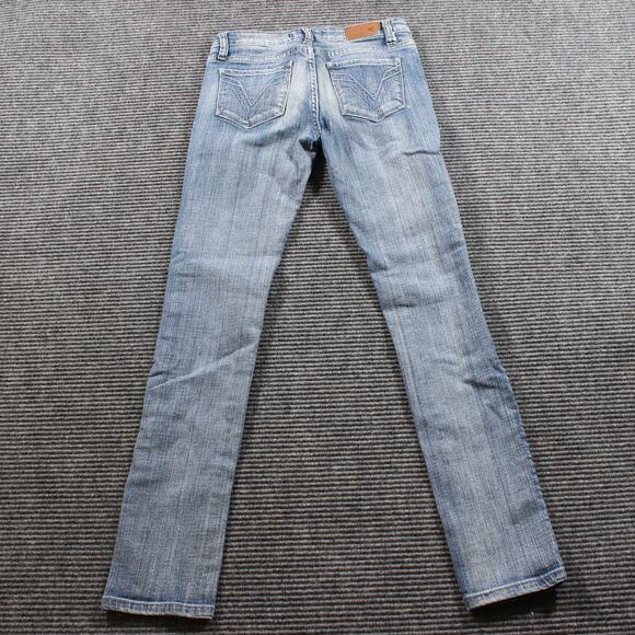 VIGOSS Jeans Women's 1 Blue Slim Straight Stretch - Picture 2 of 8